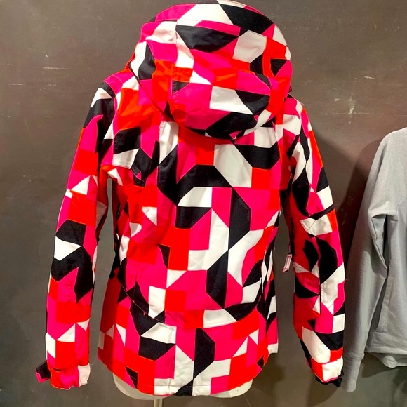 Trilogy Powder Room Ski Jacket 20,000mm abstract Print Size XS Snowboarding - Picture 14 of 16